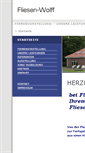 Mobile Screenshot of fliesen-wolff.de