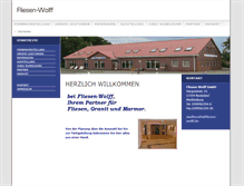Tablet Screenshot of fliesen-wolff.de